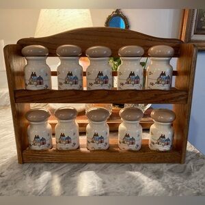 International Stoneware Heartland Collection Vintage Two Tier Spice Rack